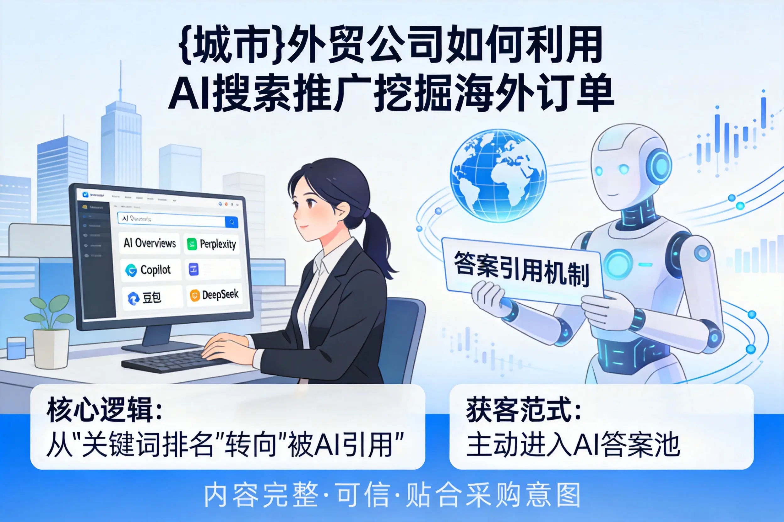 五家渠外贸公司如何利用AI搜索推广挖掘海外订单
