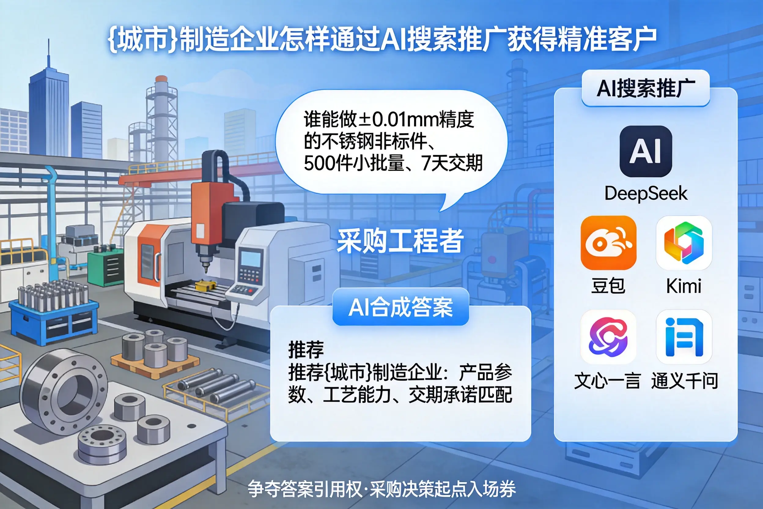五家渠制造企业怎样通过AI搜索推广获得精准客户